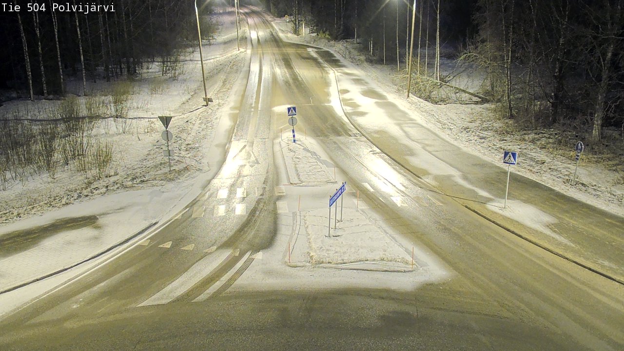Kelikamerat Kuva Tie 504 Polvijärvi, Polvijärvi, Pohjois-Karjala