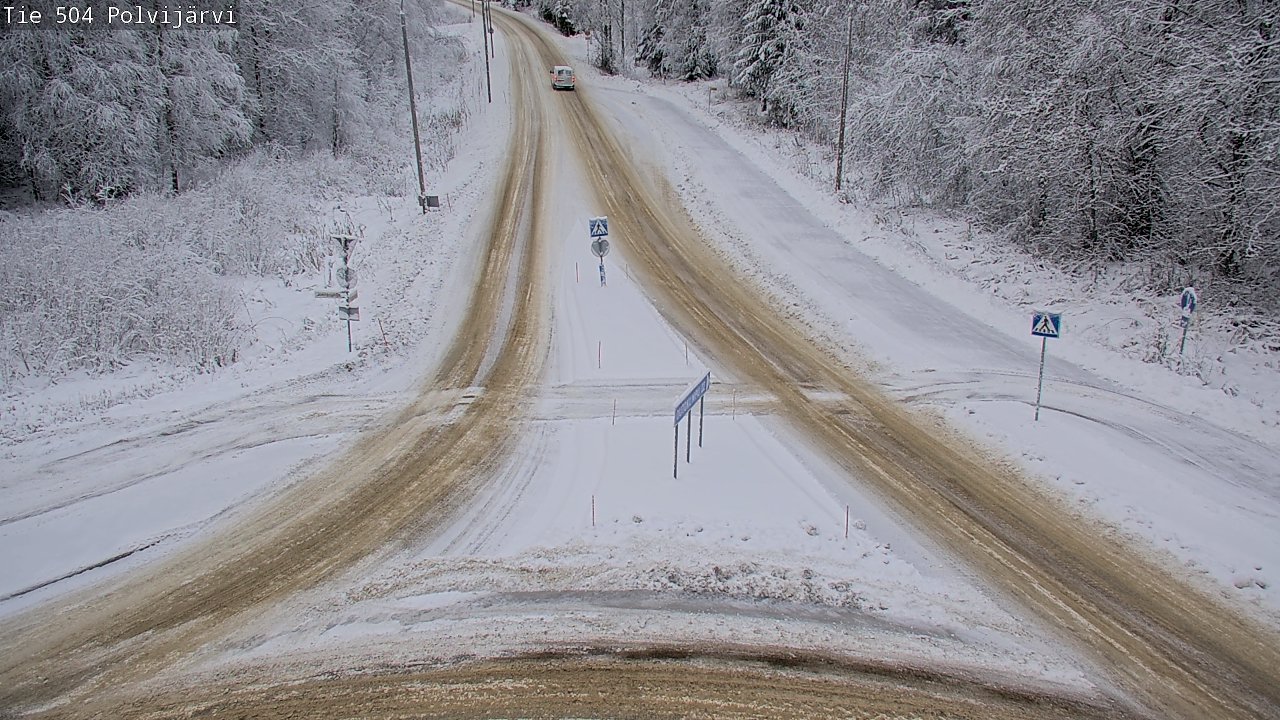 Kelikamerat Kuva Tie 504 Polvijärvi, Polvijärvi, Pohjois-Karjala