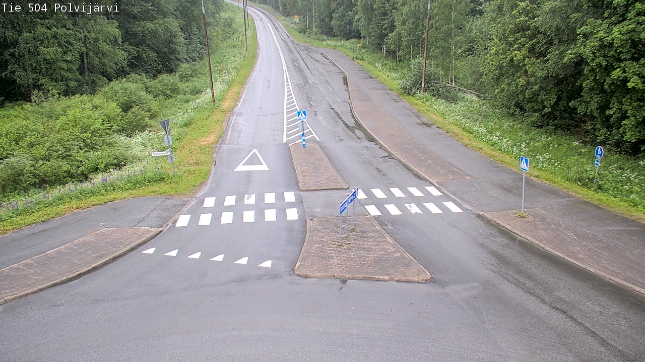 Kelikamerat Kuva Tie 504 Polvijärvi, Polvijärvi, Pohjois-Karjala
