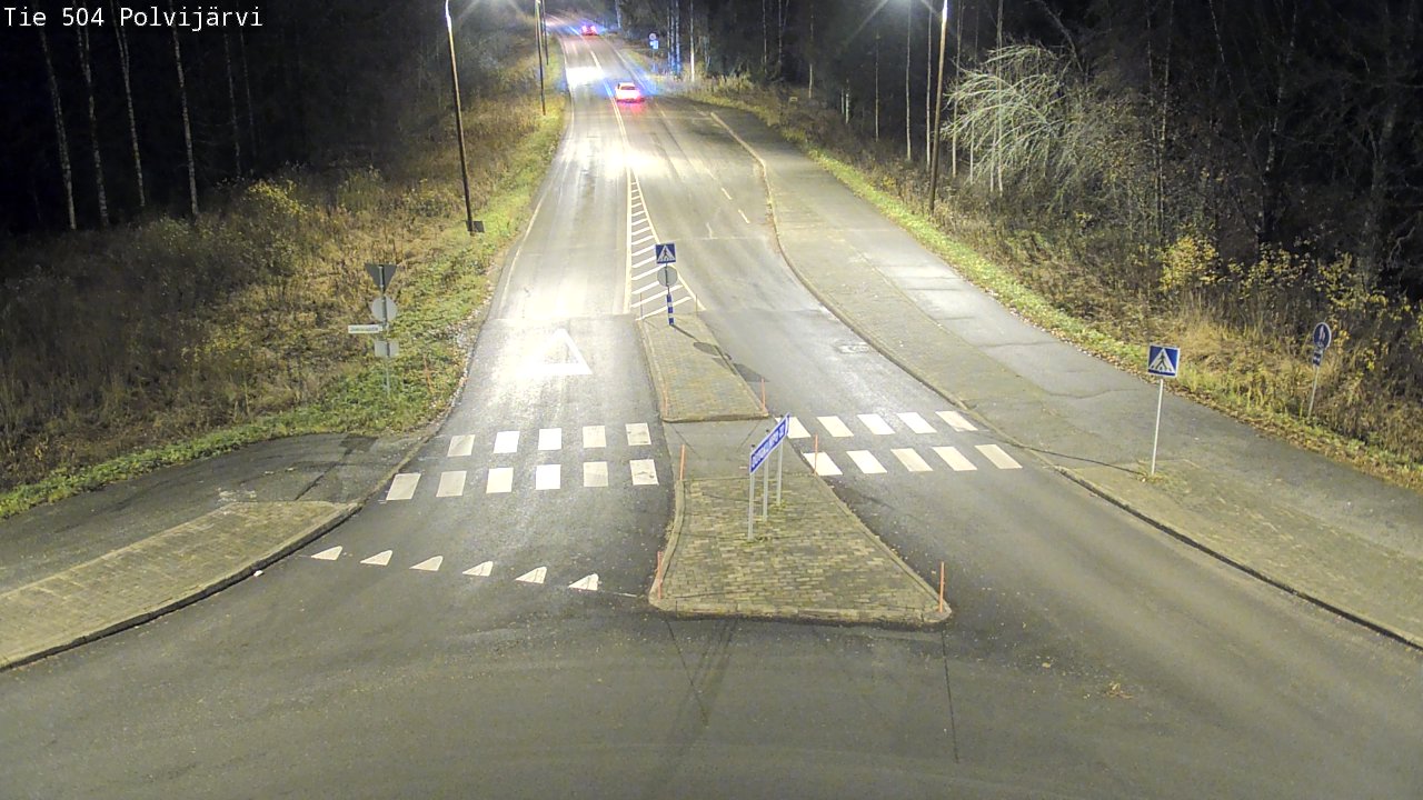 Kelikamerat Kuva Tie 504 Polvijärvi, Polvijärvi, Pohjois-Karjala