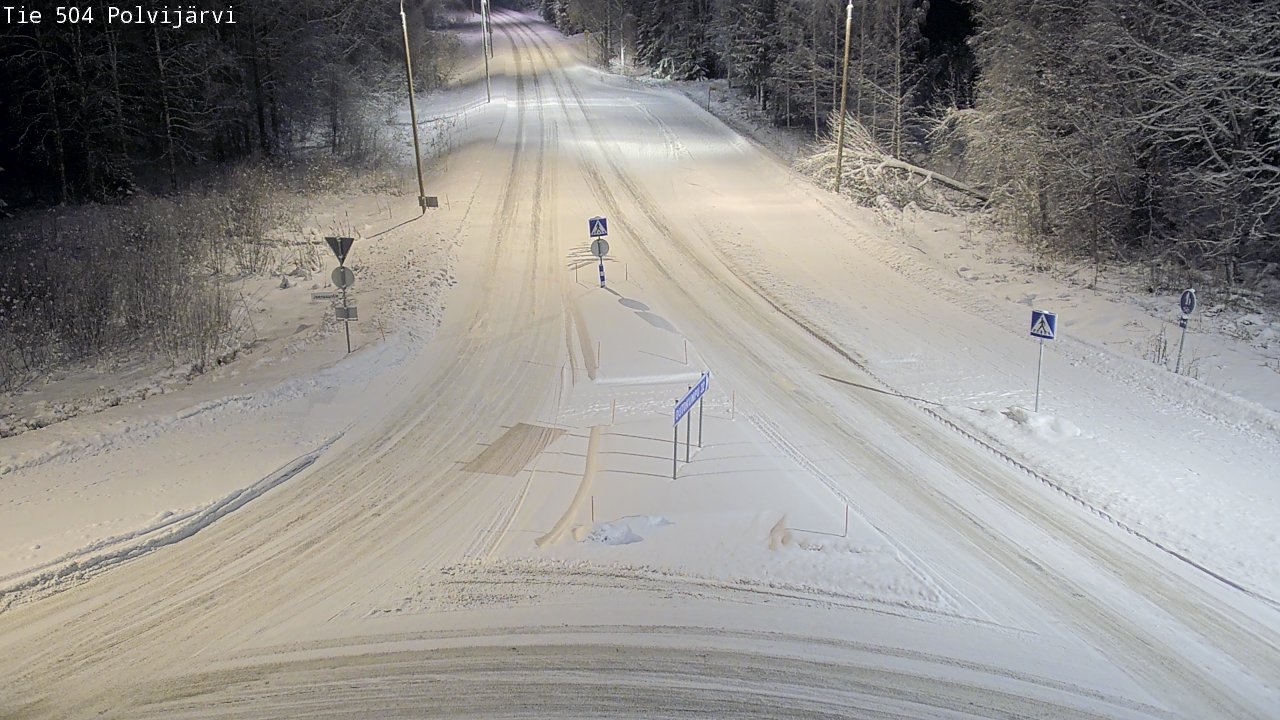 Kelikamerat Kuva Tie 504 Polvijärvi, Polvijärvi, Pohjois-Karjala