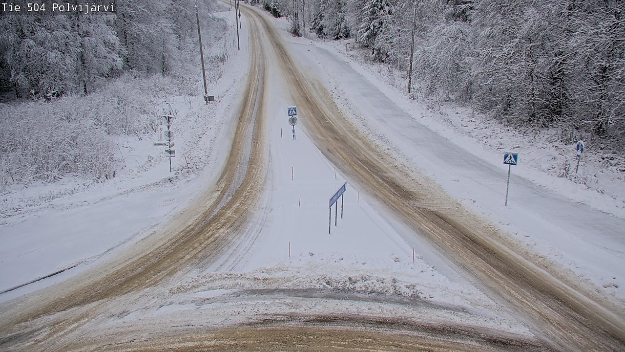 Kelikamerat Kuva Tie 504 Polvijärvi, Polvijärvi, Pohjois-Karjala