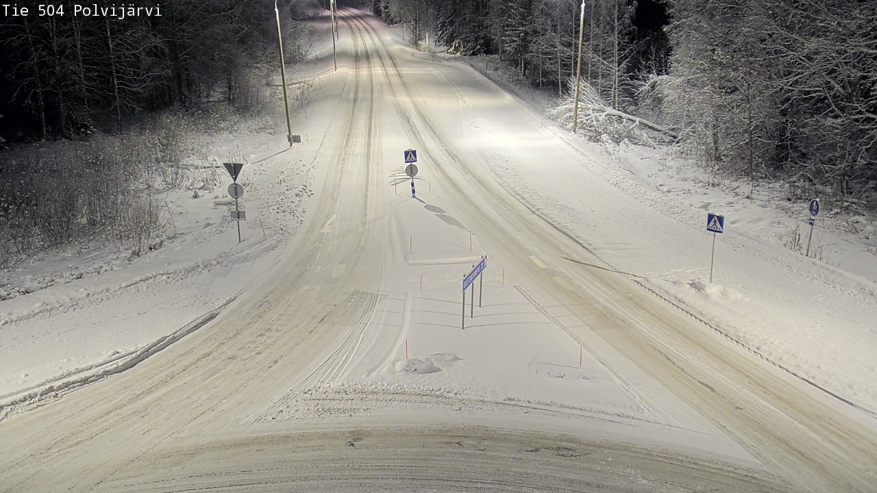 Kelikamerat Kuva Tie 504 Polvijärvi, Polvijärvi, Pohjois-Karjala