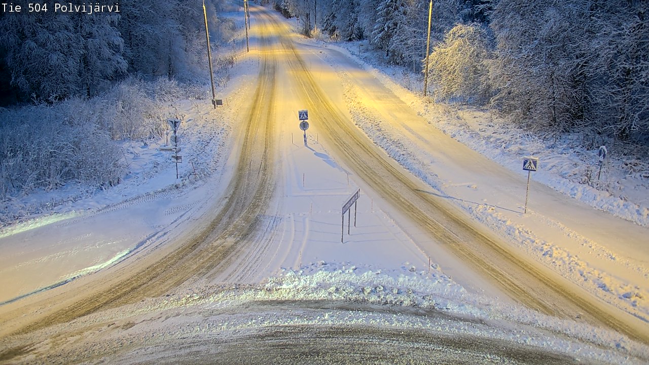 Kelikamerat Kuva Tie 504 Polvijärvi, Polvijärvi, Pohjois-Karjala