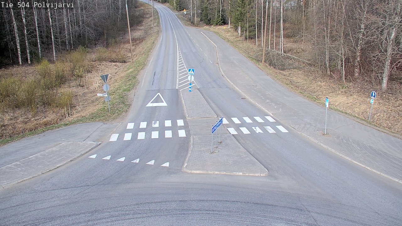 Weather Camera Image Road 504 Polvijärvi, Polvijärvi, Pohjois-Karjala