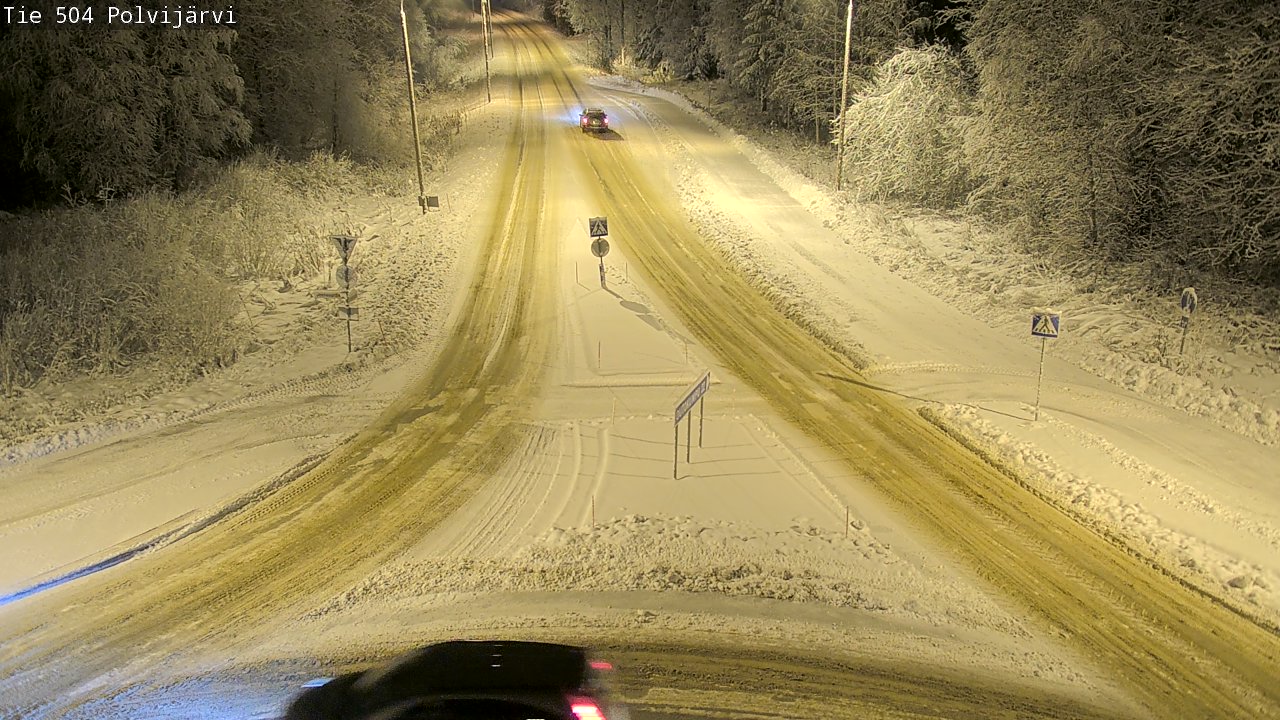 Kelikamerat Kuva Tie 504 Polvijärvi, Polvijärvi, Pohjois-Karjala