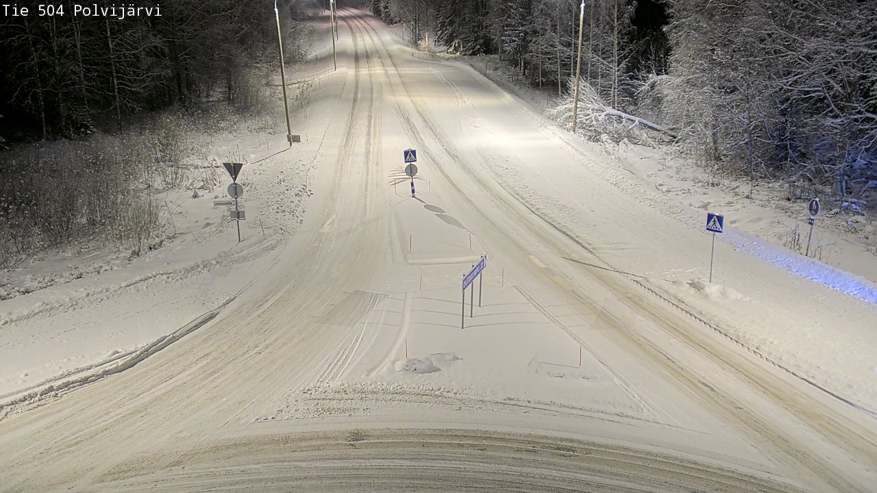 Kelikamerat Kuva Tie 504 Polvijärvi, Polvijärvi, Pohjois-Karjala