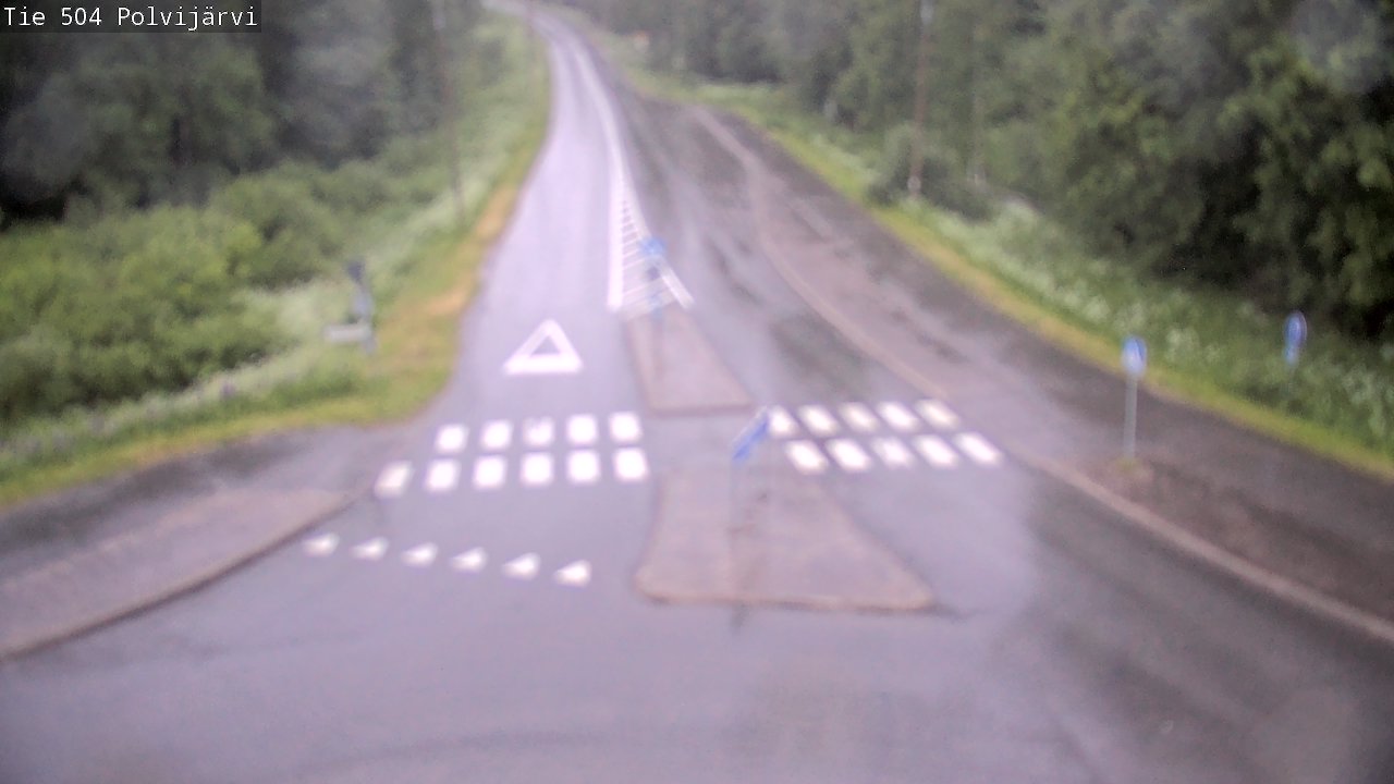 Kelikamerat Kuva Tie 504 Polvijärvi, Polvijärvi, Pohjois-Karjala