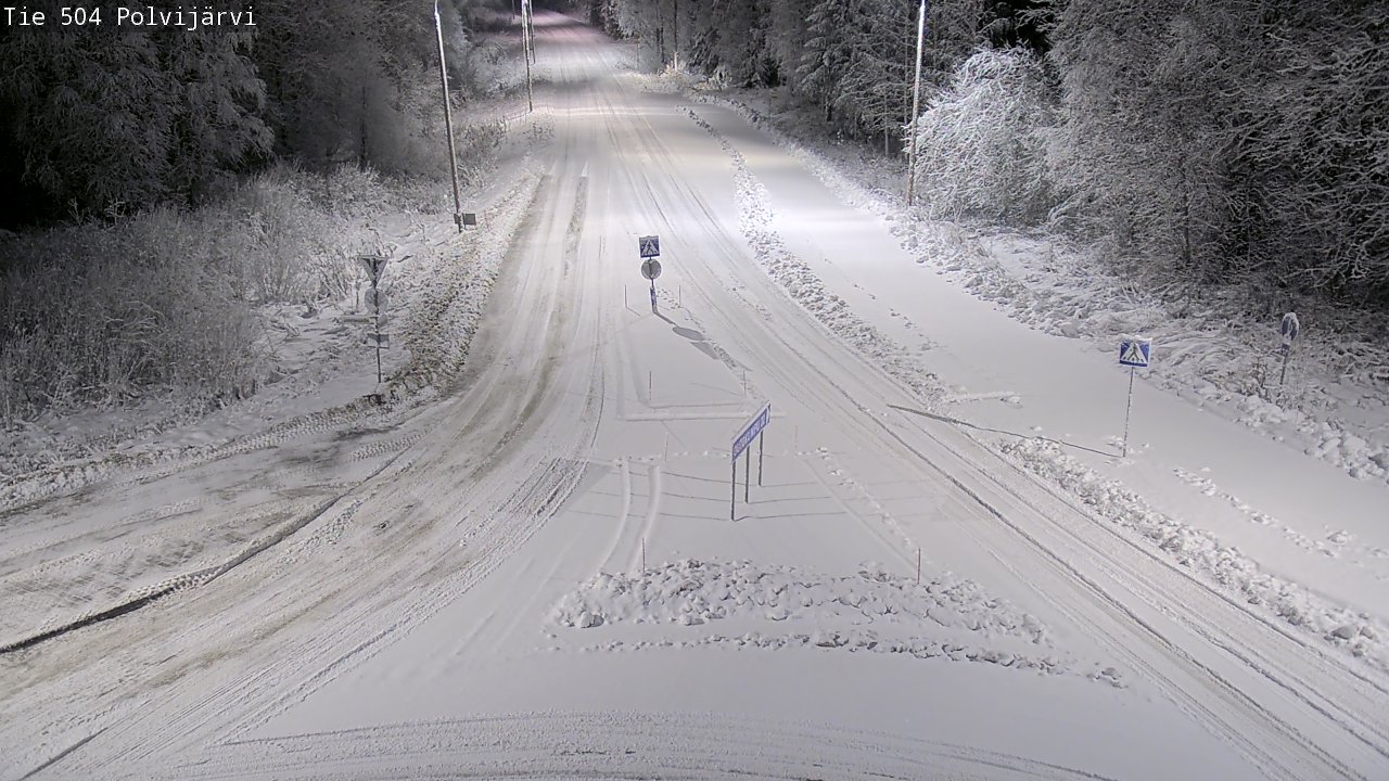 Kelikamerat Kuva Tie 504 Polvijärvi, Polvijärvi, Pohjois-Karjala