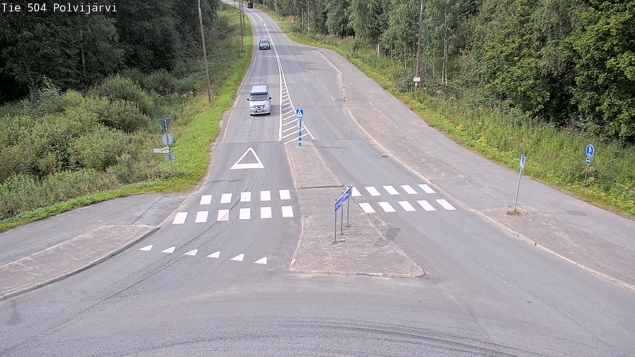 Weather Camera Image Road 504 Polvijärvi, Polvijärvi, Pohjois-Karjala