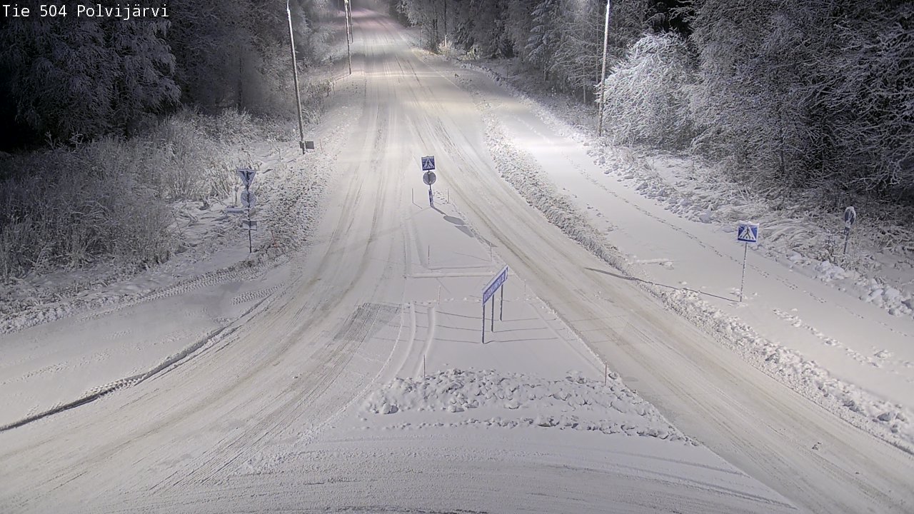 Kelikamerat Kuva Tie 504 Polvijärvi, Polvijärvi, Pohjois-Karjala