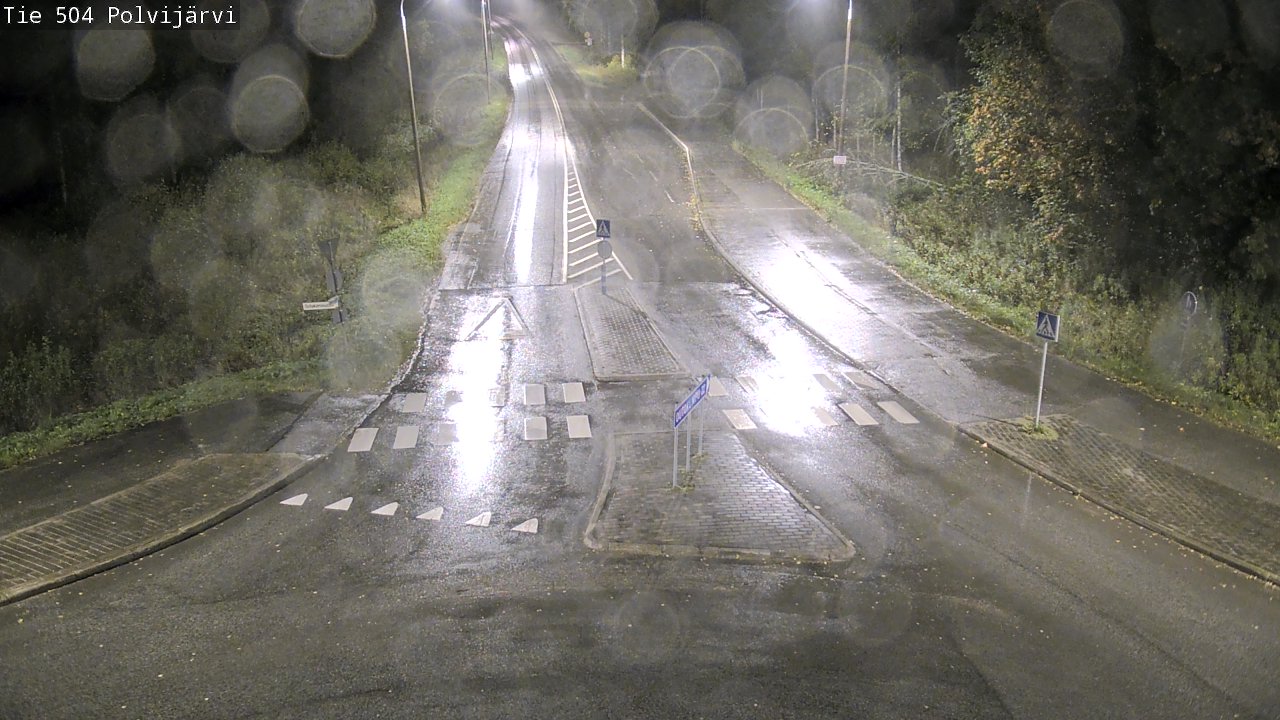 Weather Camera Image Road 504 Polvijärvi, Polvijärvi, Pohjois-Karjala