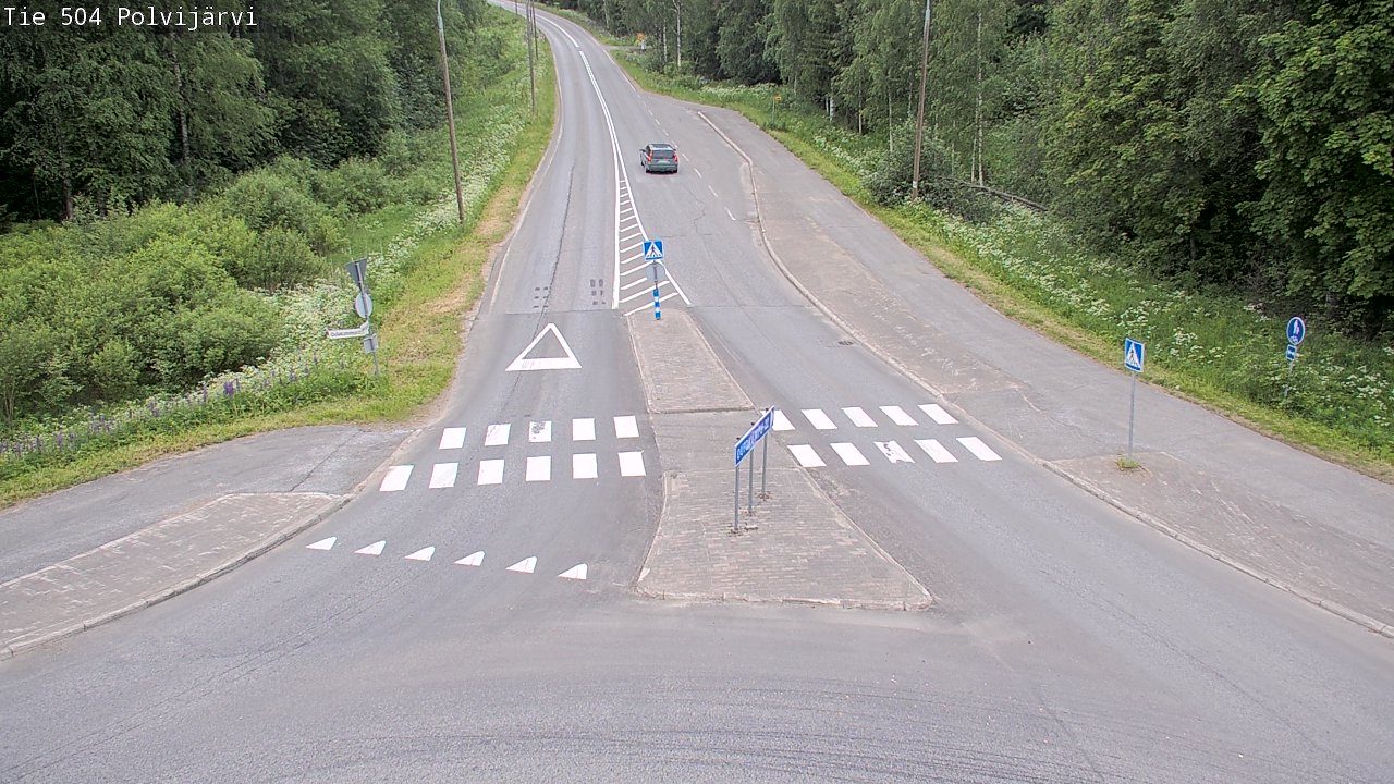 Kelikamerat Kuva Tie 504 Polvijärvi, Polvijärvi, Pohjois-Karjala