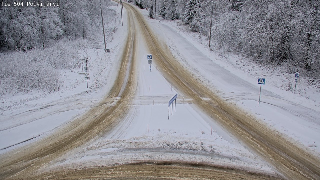 Kelikamerat Kuva Tie 504 Polvijärvi, Polvijärvi, Pohjois-Karjala