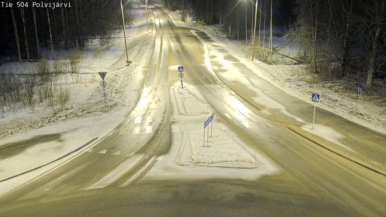 Kelikamerat Kuva Tie 504 Polvijärvi, Polvijärvi, Pohjois-Karjala
