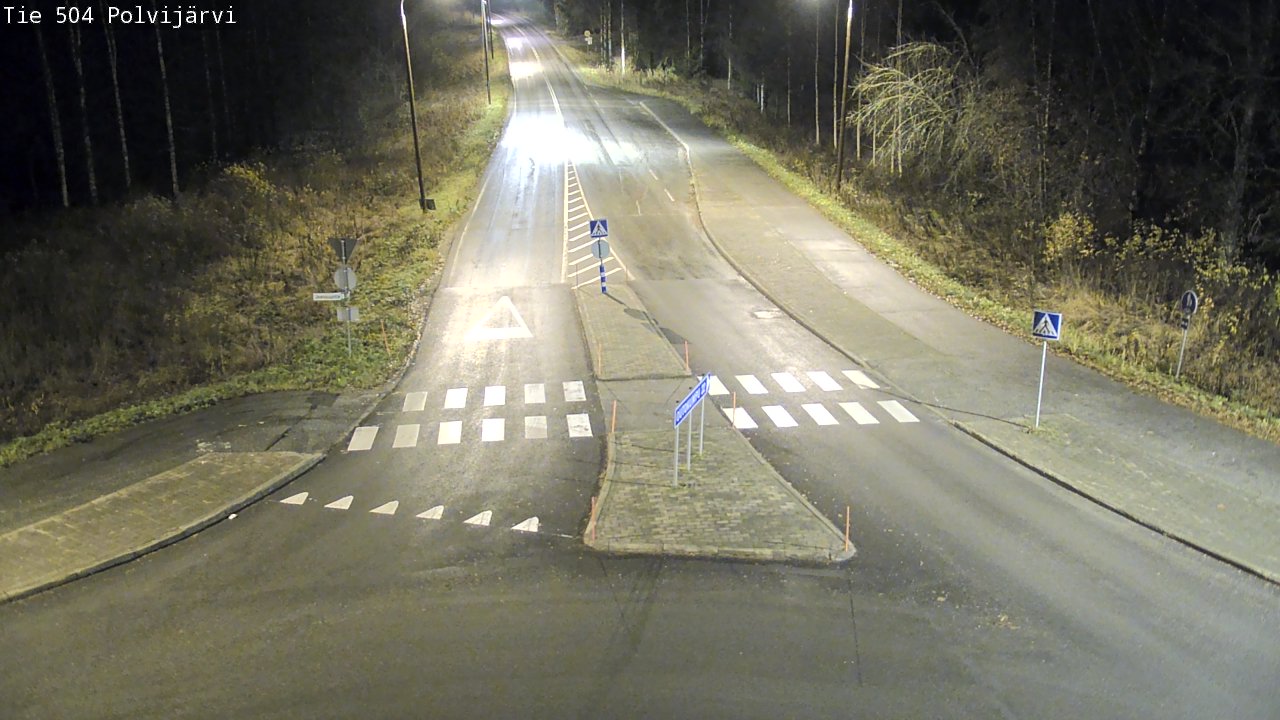 Kelikamerat Kuva Tie 504 Polvijärvi, Polvijärvi, Pohjois-Karjala