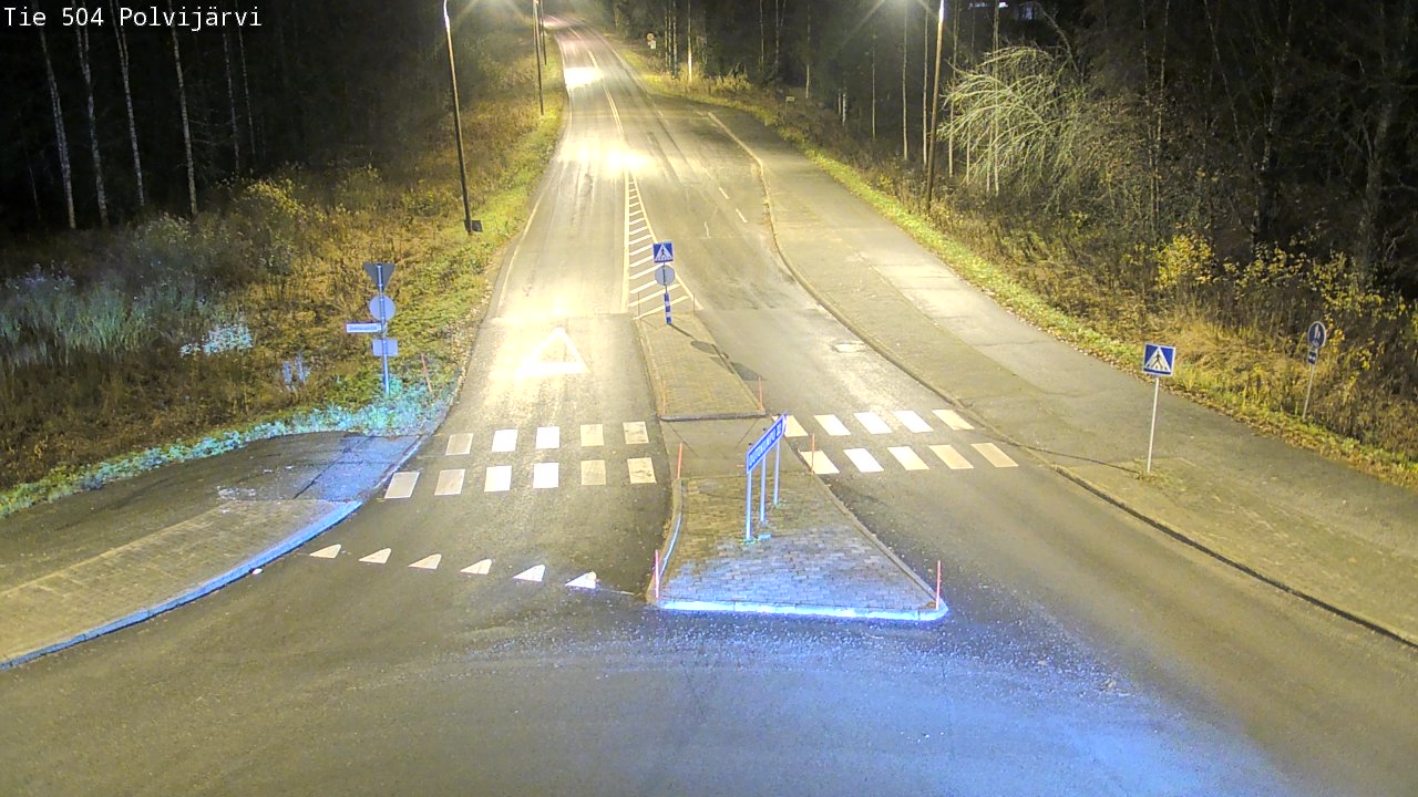 Kelikamerat Kuva Tie 504 Polvijärvi, Polvijärvi, Pohjois-Karjala