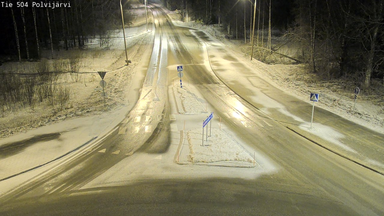 Kelikamerat Kuva Tie 504 Polvijärvi, Polvijärvi, Pohjois-Karjala