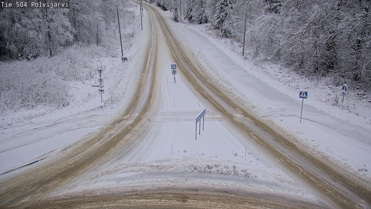 Kelikamerat Kuva Tie 504 Polvijärvi, Polvijärvi, Pohjois-Karjala