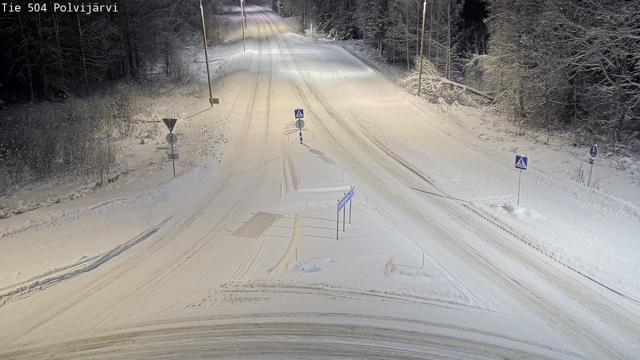 Kelikamerat Kuva Tie 504 Polvijärvi, Polvijärvi, Pohjois-Karjala