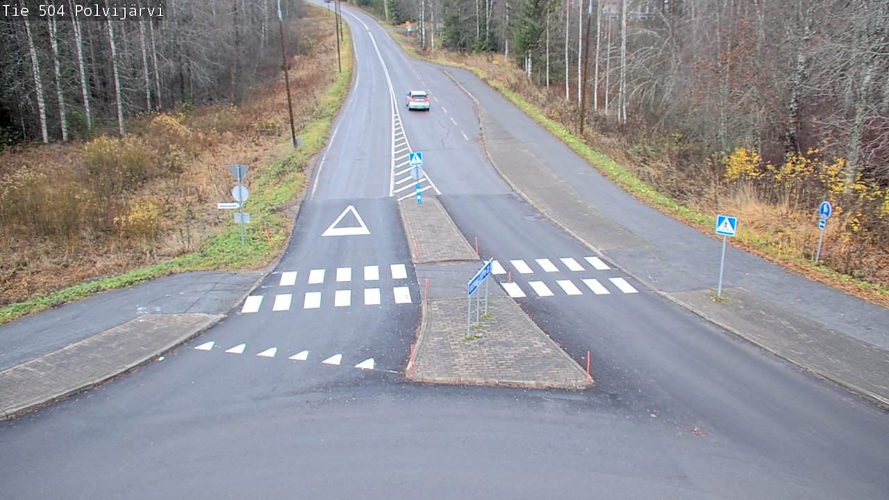 Kelikamerat Kuva Tie 504 Polvijärvi, Polvijärvi, Pohjois-Karjala
