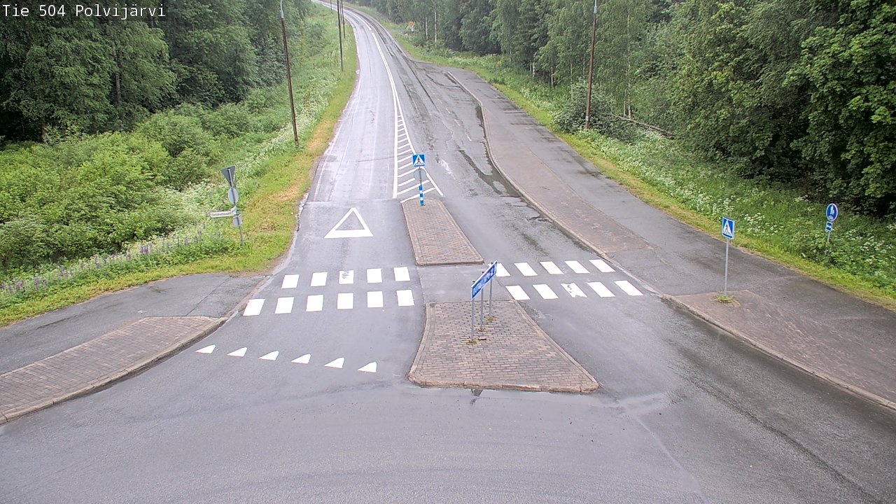 Kelikamerat Kuva Tie 504 Polvijärvi, Polvijärvi, Pohjois-Karjala