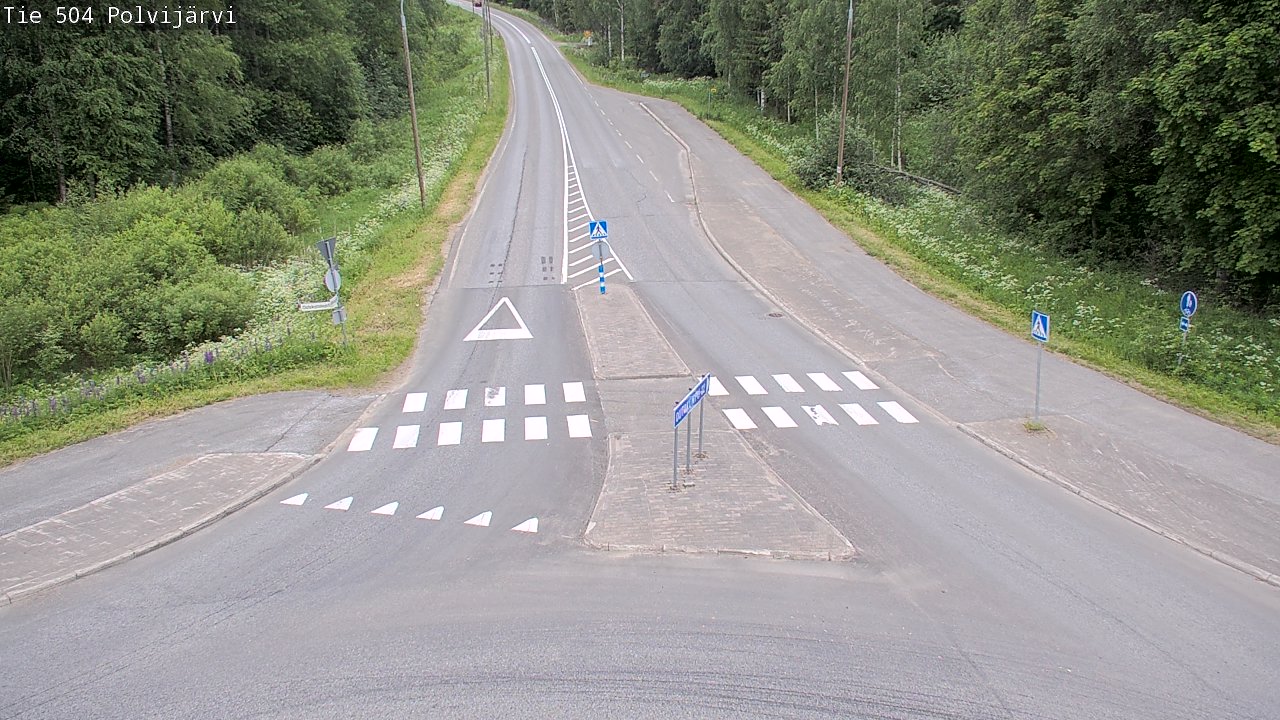 Kelikamerat Kuva Tie 504 Polvijärvi, Polvijärvi, Pohjois-Karjala