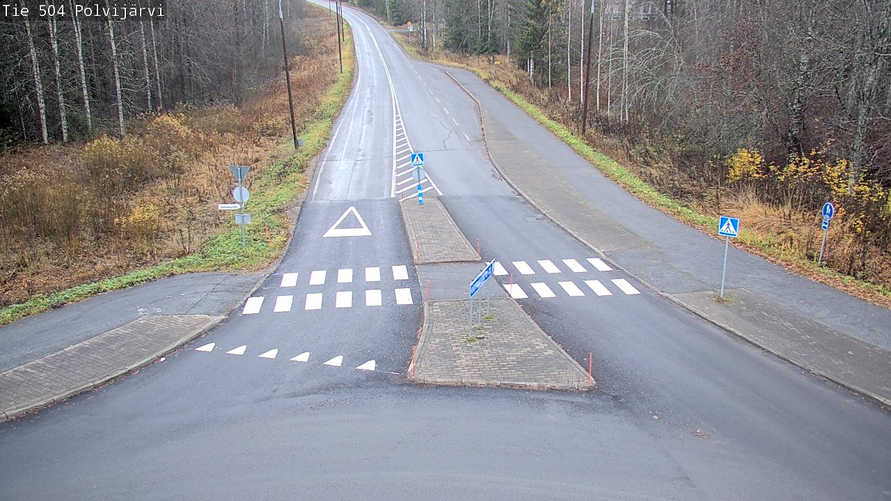 Kelikamerat Kuva Tie 504 Polvijärvi, Polvijärvi, Pohjois-Karjala