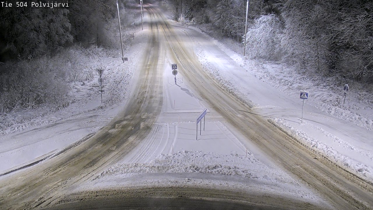 Kelikamerat Kuva Tie 504 Polvijärvi, Polvijärvi, Pohjois-Karjala