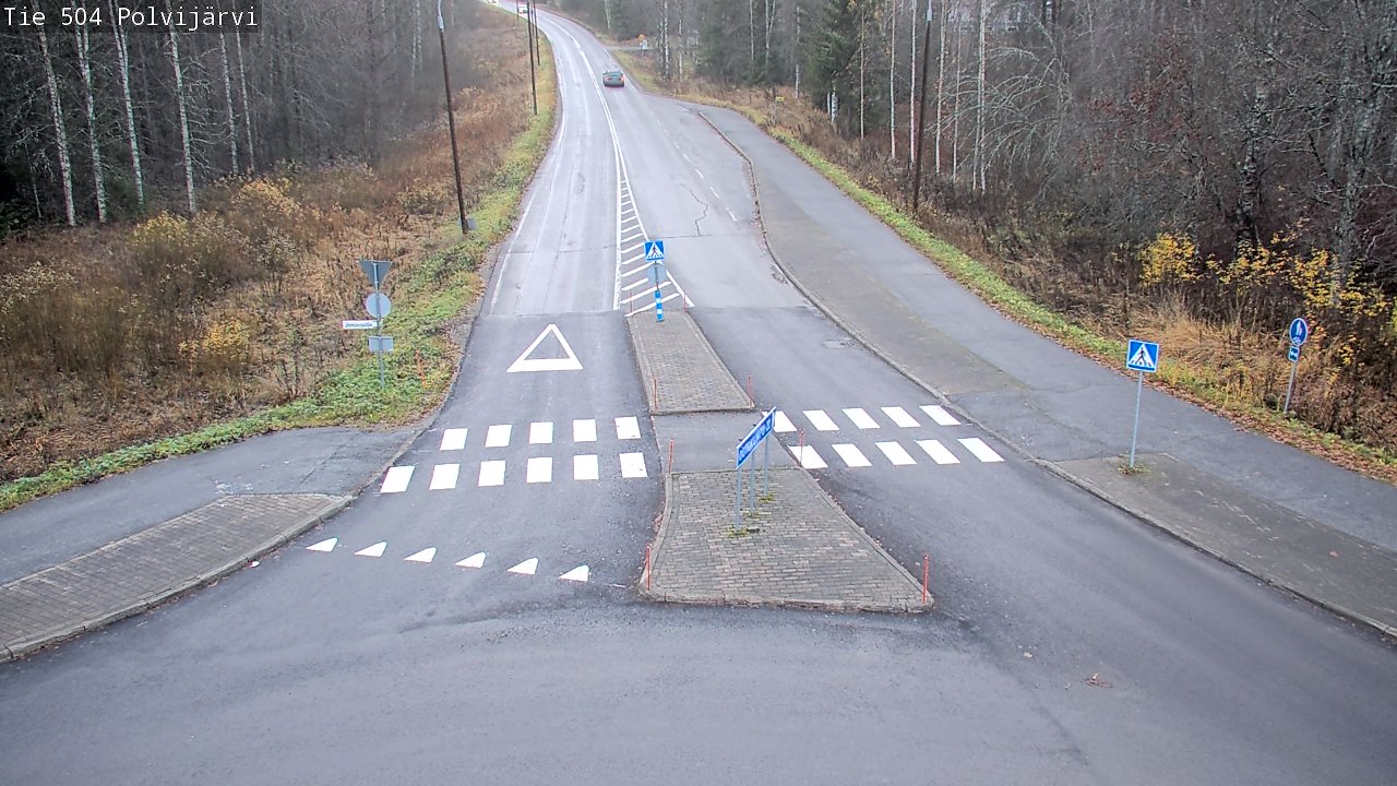 Kelikamerat Kuva Tie 504 Polvijärvi, Polvijärvi, Pohjois-Karjala