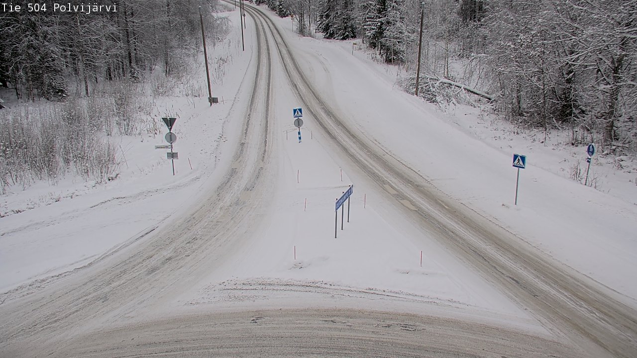 Weather Camera Image Road 504 Polvijärvi, Polvijärvi, Pohjois-Karjala