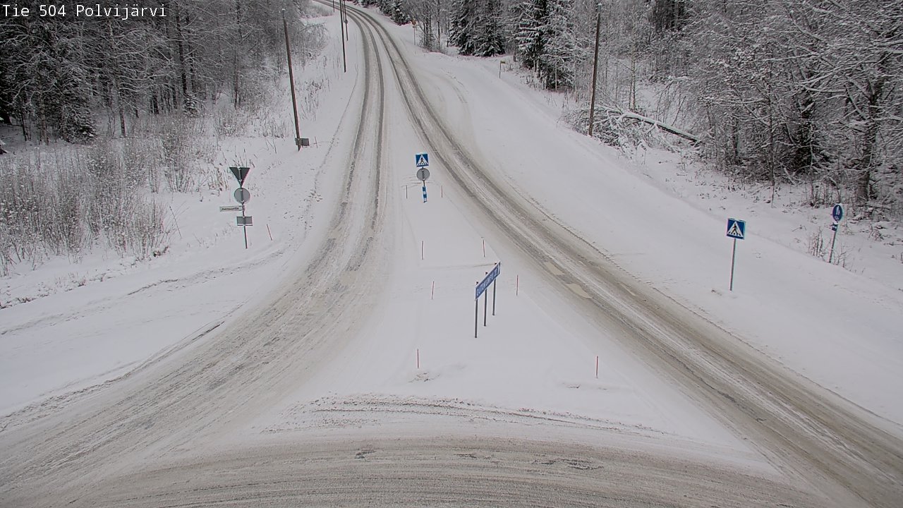 Weather Camera Image Road 504 Polvijärvi, Polvijärvi, Pohjois-Karjala