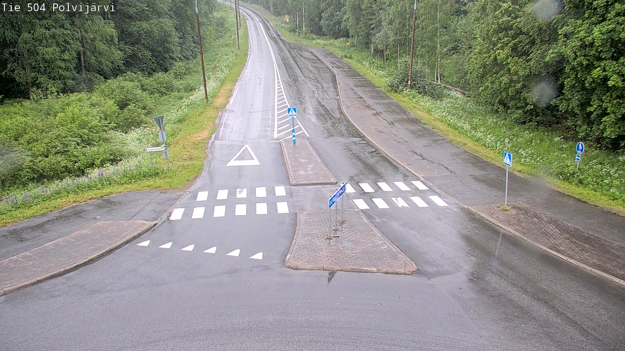 Kelikamerat Kuva Tie 504 Polvijärvi, Polvijärvi, Pohjois-Karjala