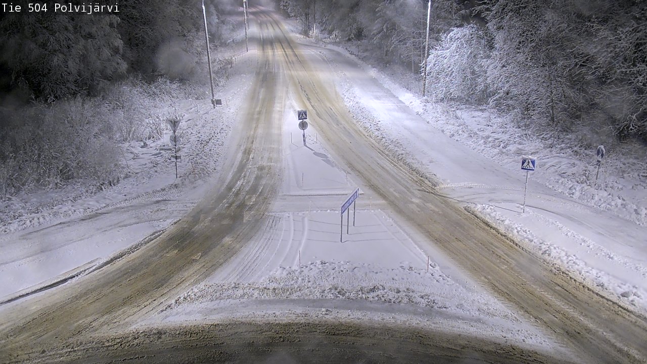 Kelikamerat Kuva Tie 504 Polvijärvi, Polvijärvi, Pohjois-Karjala