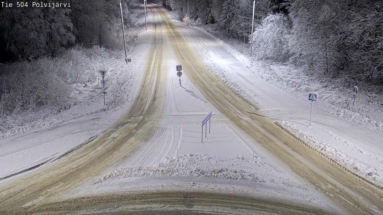 Kelikamerat Kuva Tie 504 Polvijärvi, Polvijärvi, Pohjois-Karjala