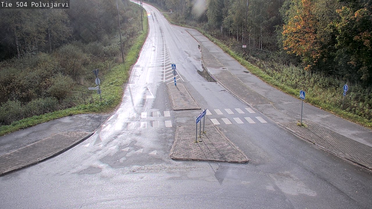 Weather Camera Image Road 504 Polvijärvi, Polvijärvi, Pohjois-Karjala