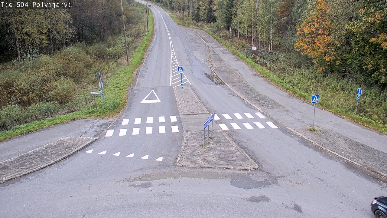 Kelikamerat Kuva Tie 504 Polvijärvi, Polvijärvi, Pohjois-Karjala