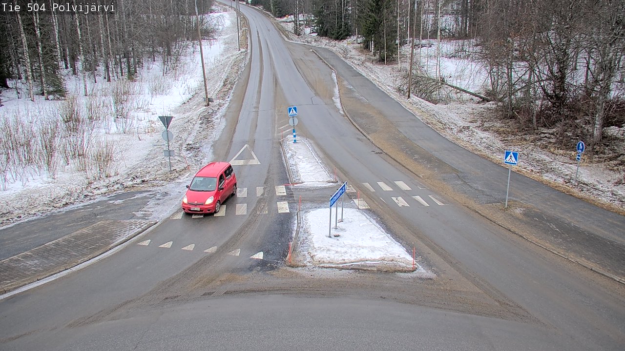 Kelikamerat Kuva Tie 504 Polvijärvi, Polvijärvi, Pohjois-Karjala