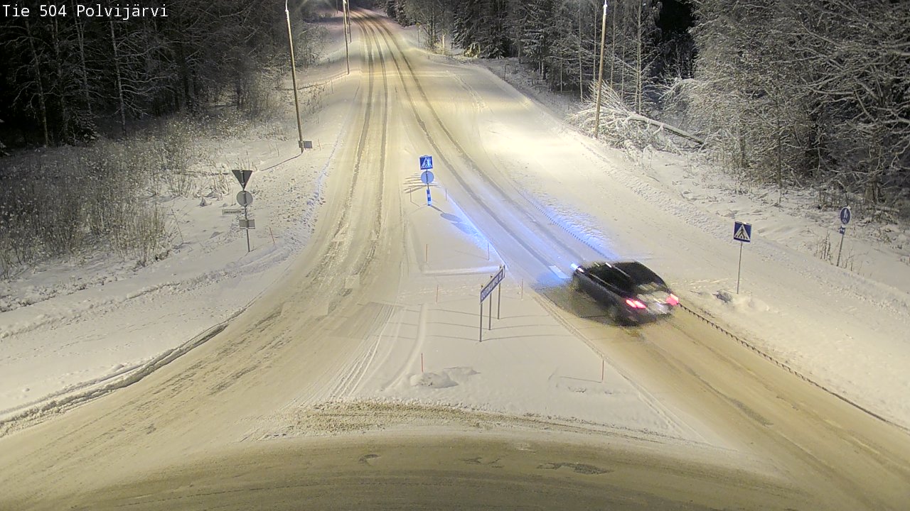 Kelikamerat Kuva Tie 504 Polvijärvi, Polvijärvi, Pohjois-Karjala