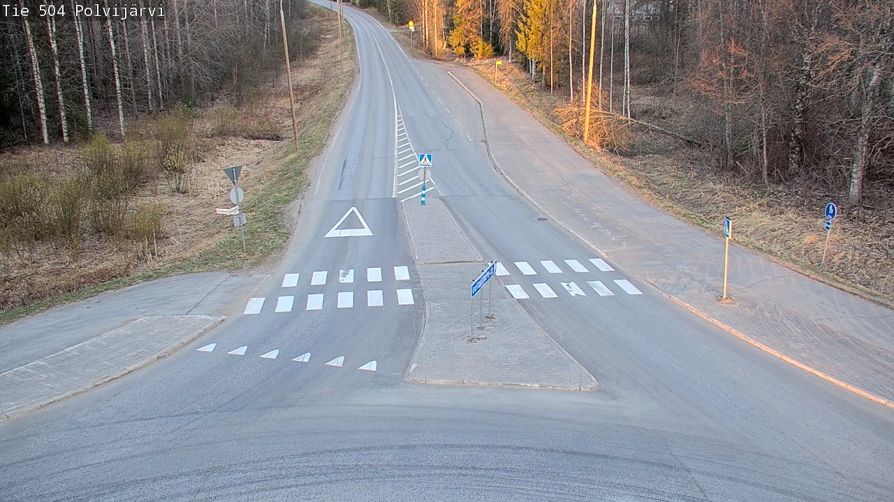 Weather Camera Image Road 504 Polvijärvi, Polvijärvi, Pohjois-Karjala