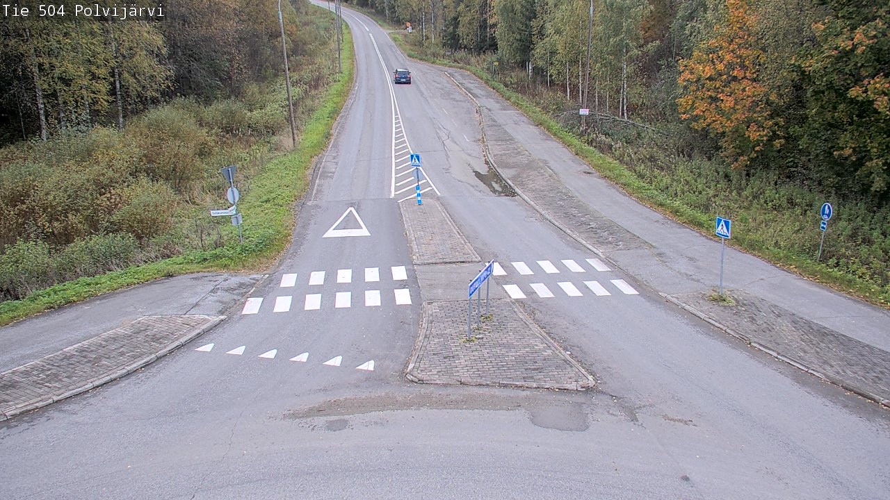 Weather Camera Image Road 504 Polvijärvi, Polvijärvi, Pohjois-Karjala