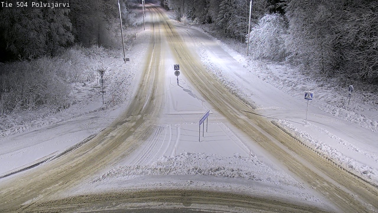 Kelikamerat Kuva Tie 504 Polvijärvi, Polvijärvi, Pohjois-Karjala