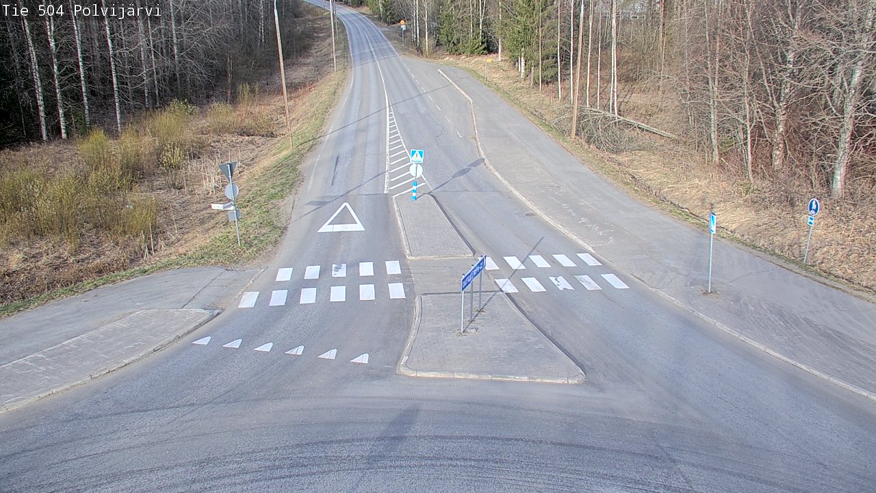 Weather Camera Image Road 504 Polvijärvi, Polvijärvi, Pohjois-Karjala
