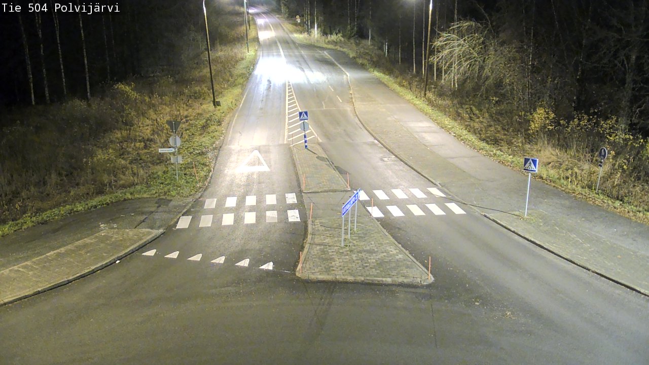 Kelikamerat Kuva Tie 504 Polvijärvi, Polvijärvi, Pohjois-Karjala