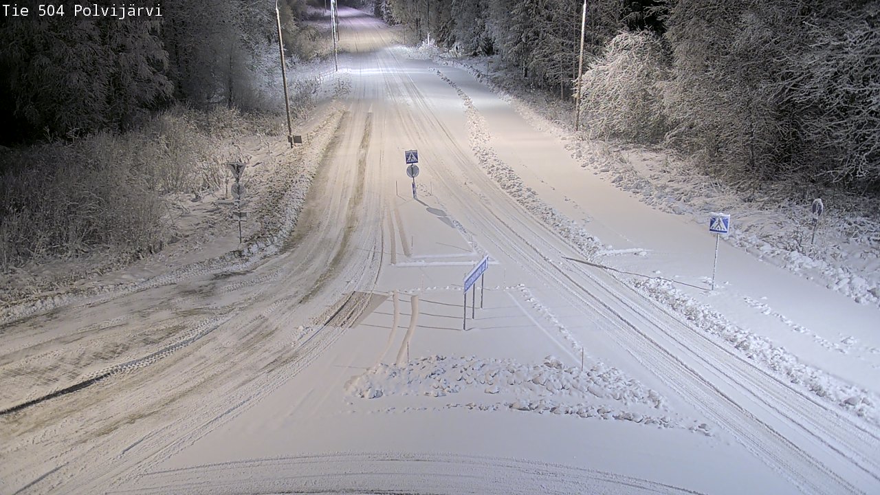 Kelikamerat Kuva Tie 504 Polvijärvi, Polvijärvi, Pohjois-Karjala