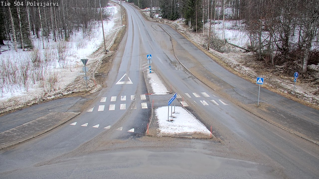 Weather Camera Image Road 504 Polvijärvi, Polvijärvi, Pohjois-Karjala