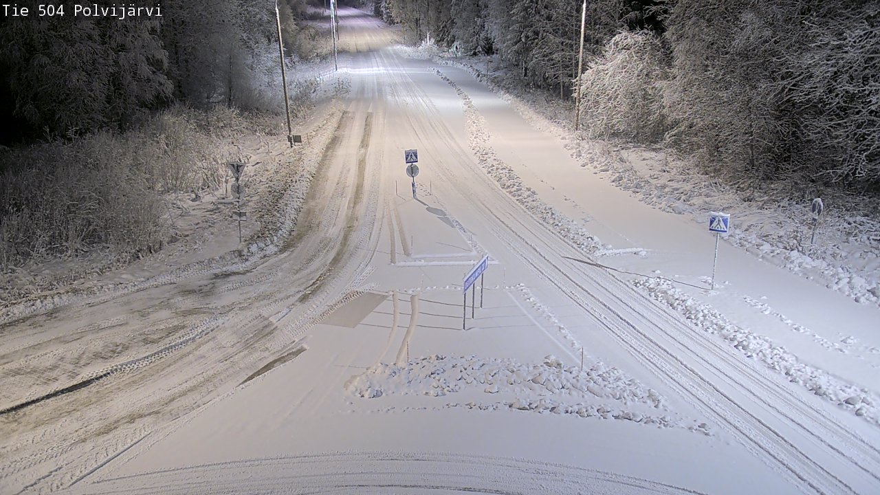 Kelikamerat Kuva Tie 504 Polvijärvi, Polvijärvi, Pohjois-Karjala