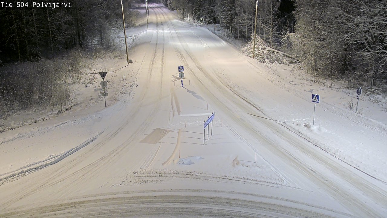 Kelikamerat Kuva Tie 504 Polvijärvi, Polvijärvi, Pohjois-Karjala