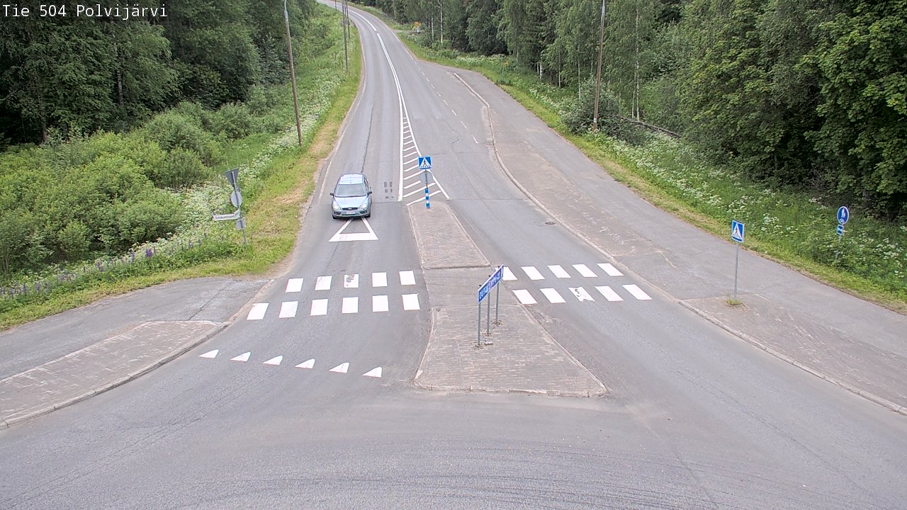 Kelikamerat Kuva Tie 504 Polvijärvi, Polvijärvi, Pohjois-Karjala