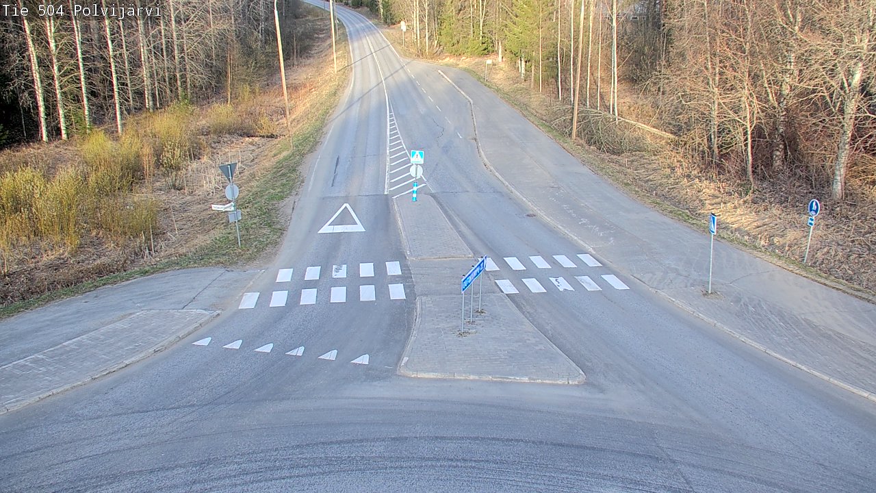 Weather Camera Image Road 504 Polvijärvi, Polvijärvi, Pohjois-Karjala